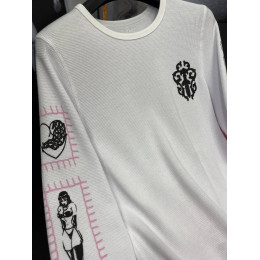 Лонгслив Chrome Hearts белого цвета