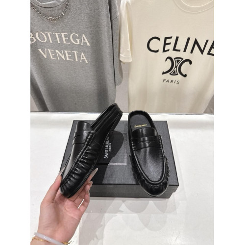 Мюли Yves Saint Laurent черного цвета