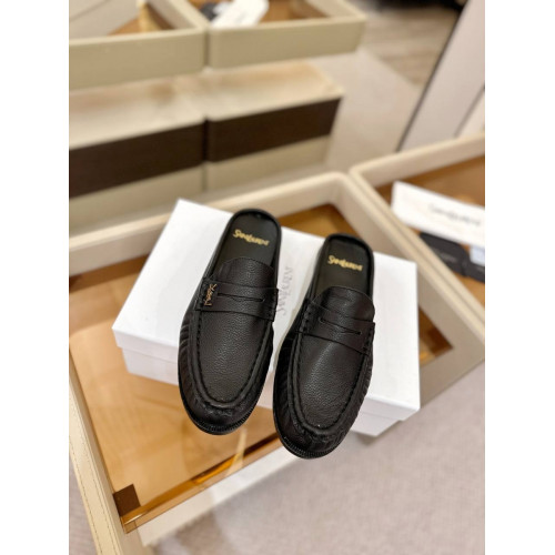 Мюли Yves Saint Laurent черного цвета