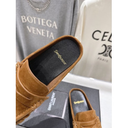Мюли Yves Saint Laurent оранжевого цвета