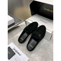 Мюли Yves Saint Laurent черного цвета