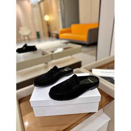 Мюли Yves Saint Laurent черного цвета