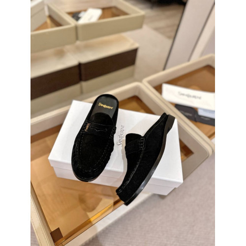 Мюли Yves Saint Laurent черного цвета