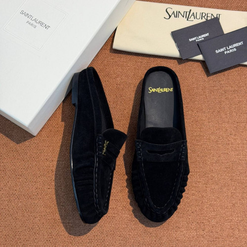 Мюли Yves Saint Laurent черного цвета