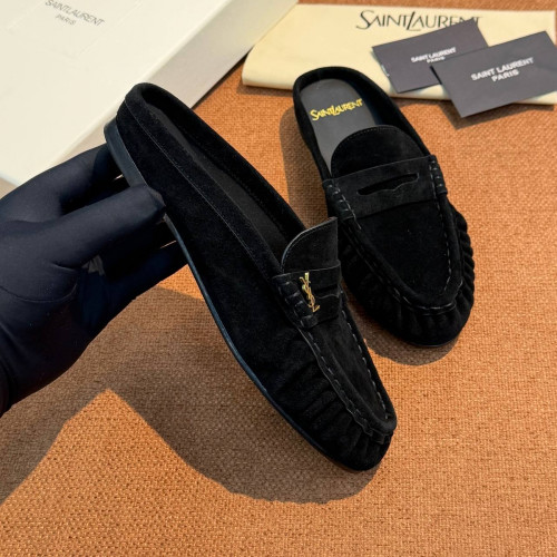 Мюли Yves Saint Laurent черного цвета