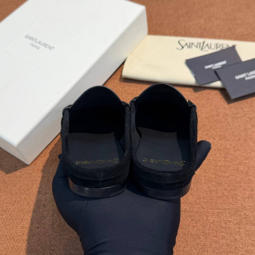 Мюли Yves Saint Laurent черного цвета