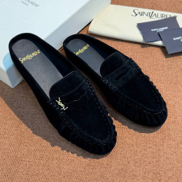 Мюли Yves Saint Laurent черного цвета