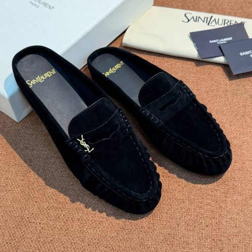 Мюли Yves Saint Laurent черного цвета