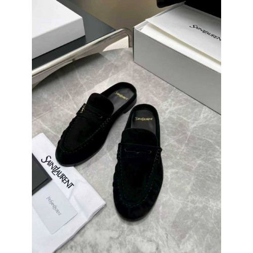 Мюли Yves Saint Laurent черного цвета
