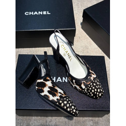 Туфли Chanel леопардового цвета