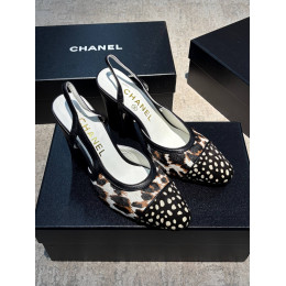 Туфли Chanel леопардового цвета