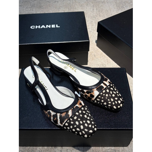 Балетки Chanel леопардового цвета