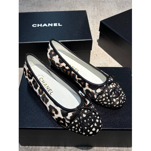 Балетки Chanel леопардового цвета