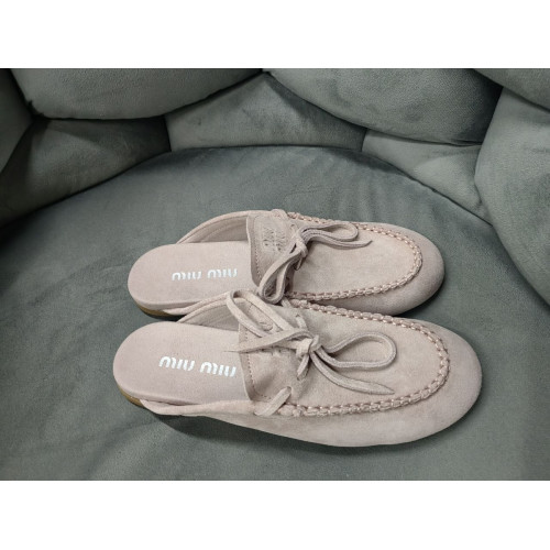 Мюли Miu Miu розового цвета