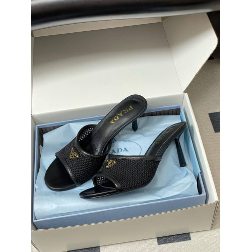 Сабо Prada черного цвета