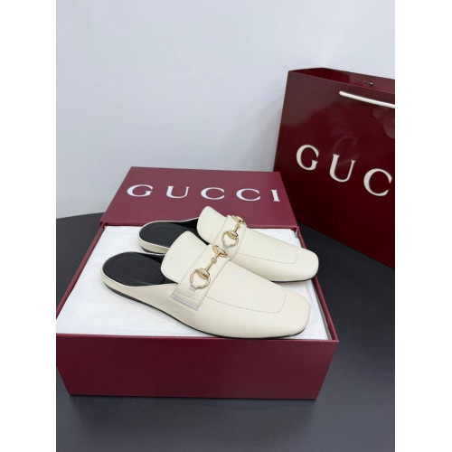 Мюли Gucci белого цвета