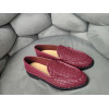 Лоферы Bottega Veneta красного цвета