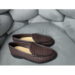 Лоферы Bottega Veneta коричневого цвета
