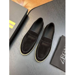 Лоферы Ermenegildo Zegna черного цвета