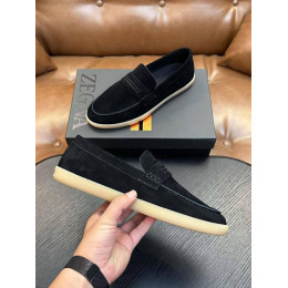 Лоферы Ermenegildo Zegna черного цвета