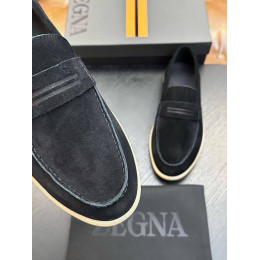 Лоферы Ermenegildo Zegna черного цвета