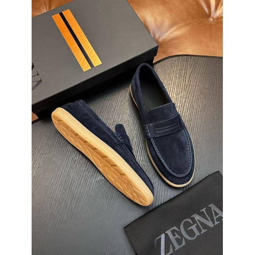 Лоферы Ermenegildo Zegna коричневого цвета