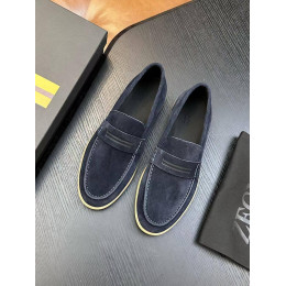 Лоферы Ermenegildo Zegna коричневого цвета