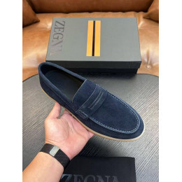 Лоферы Ermenegildo Zegna коричневого цвета