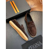 Лоферы Ermenegildo Zegna коричневого цвета
