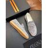 Лоферы Ermenegildo Zegna серого цвета