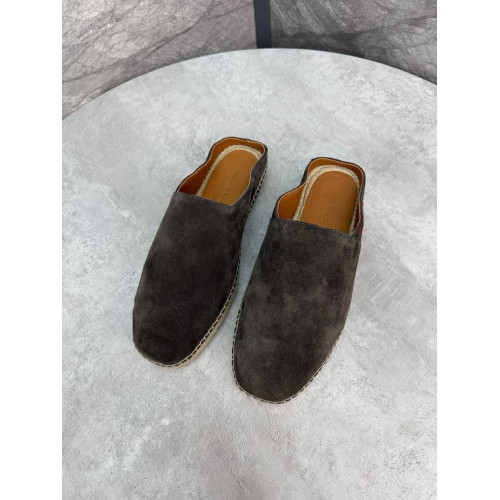 Мюли Kiton серого цвета