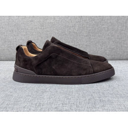 Кроссовки Ermenegildo Zegna коричневого цвета