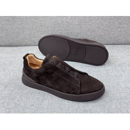 Кроссовки Ermenegildo Zegna коричневого цвета