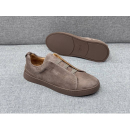 Кроссовки Ermenegildo Zegna бежевого цвета