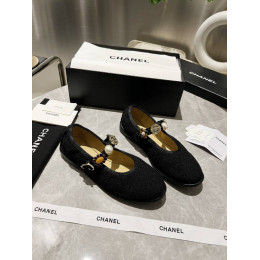 Балетки Chanel черного цвета