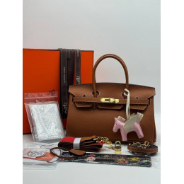 Сумка Hermes оранжевого цвета