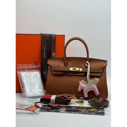 Сумка Hermes оранжевого цвета