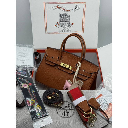 Сумка Hermes оранжевого цвета