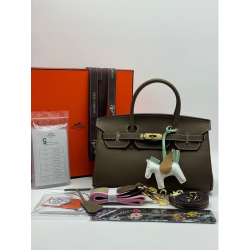Сумка Hermes зеленого цвета