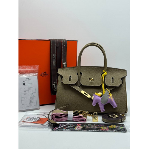 Сумка Hermes зеленого цвета
