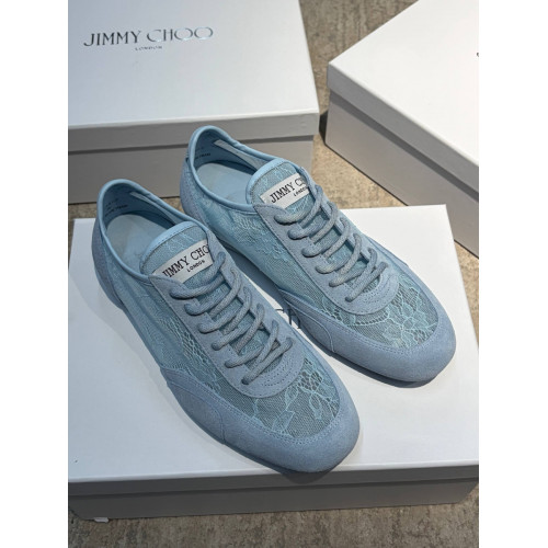 Кроссовки Jimmy Choo голубого цвета