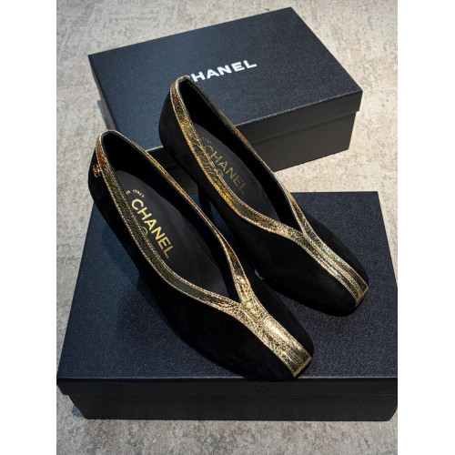 Туфли Chanel черного цвета