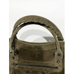 Сумка Balenciaga зеленого цвета