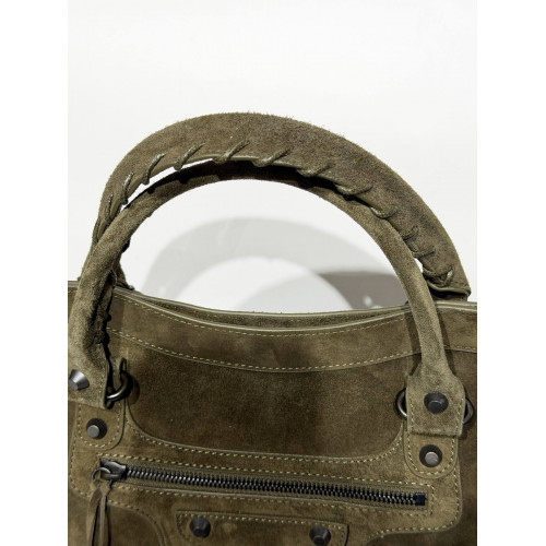 Сумка Balenciaga зеленого цвета
