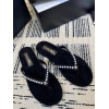 Шлепанцы Chanel черного цвета