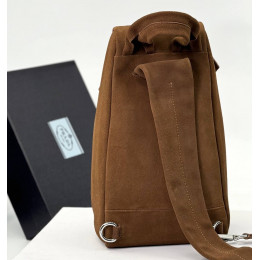 Рюкзак Prada оранжевого цвета