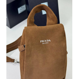 Рюкзак Prada оранжевого цвета