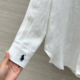 Рубашка Loro Piana белого цвета