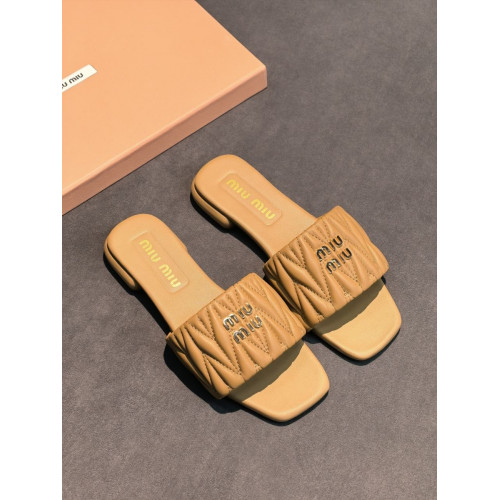 Шлепанцы Miu Miu