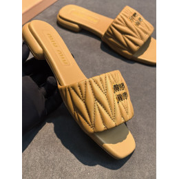 Шлепанцы Miu Miu